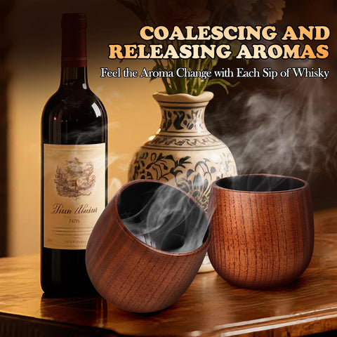 Vaso Charred Oak, apto para regalo y cuidado minimalista.