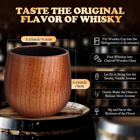 Vaso Charred Oak, degustaciones sin hielo en cualquier lugar.
