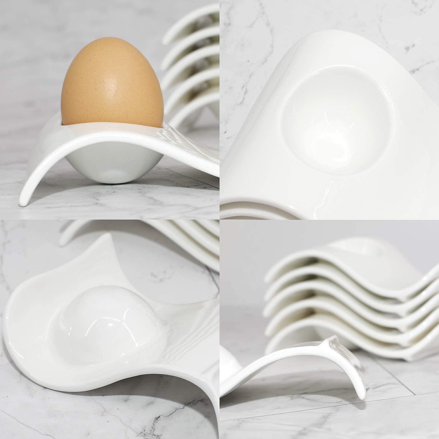 Cortador de tapa de huevo de ChasBete para huevos pasados por agua.