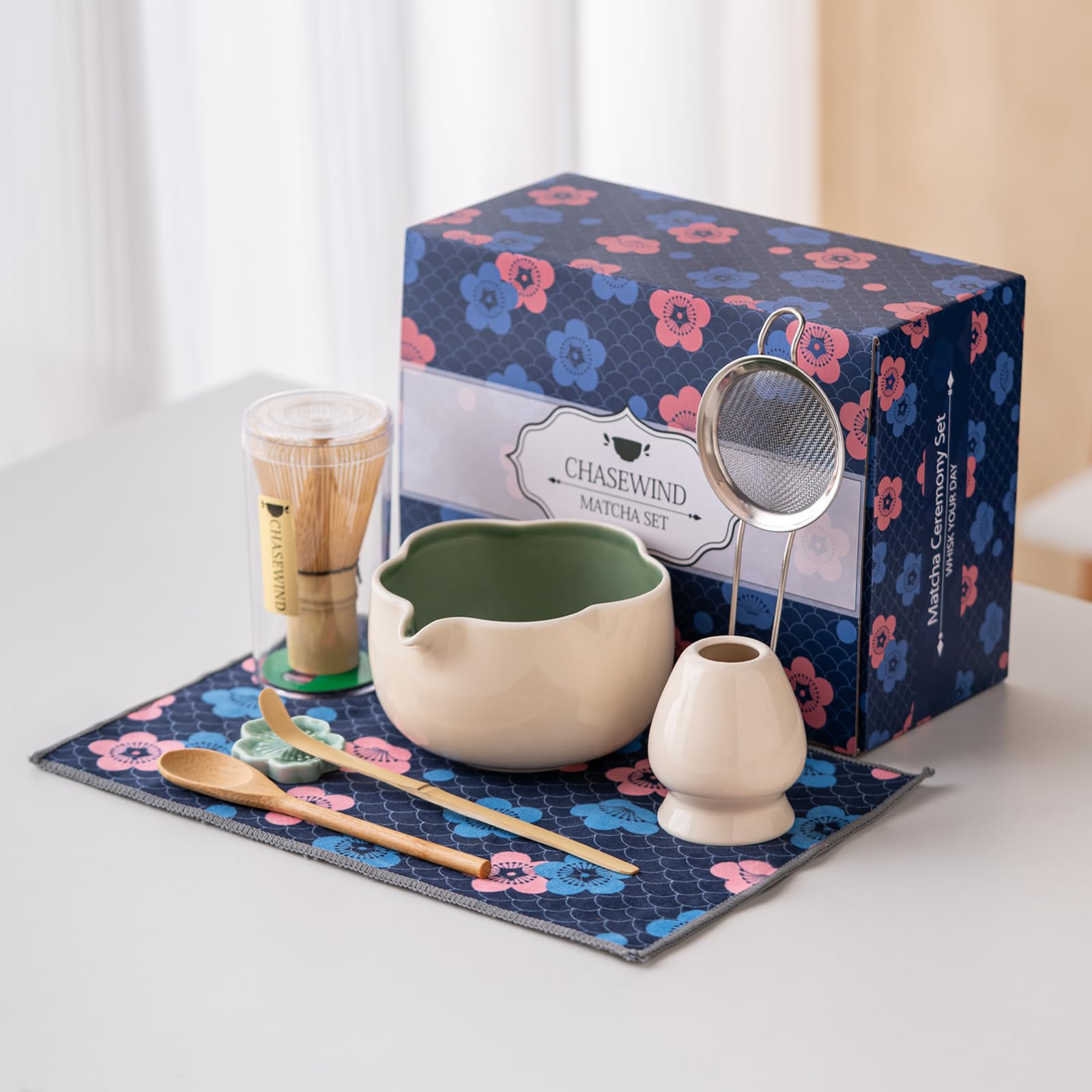 ChaseWind batidor de bambú para matcha, batido suave