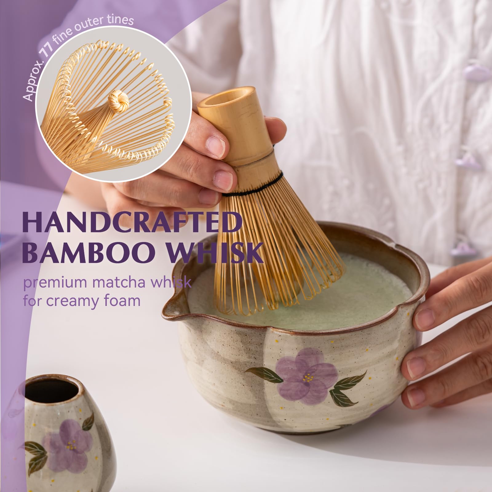 ChaseWind Set de Matcha: empaque elegante ideal como regalo.