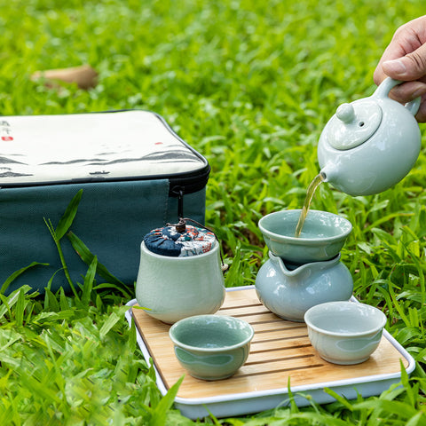 Chateau La Derive tazas cerámicas coloridas para compartir té