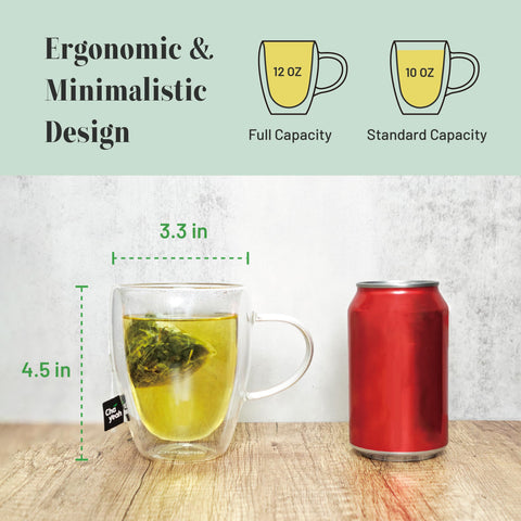 ChaYeah té en vaso borosilicato, colores vivos y aroma realzado.