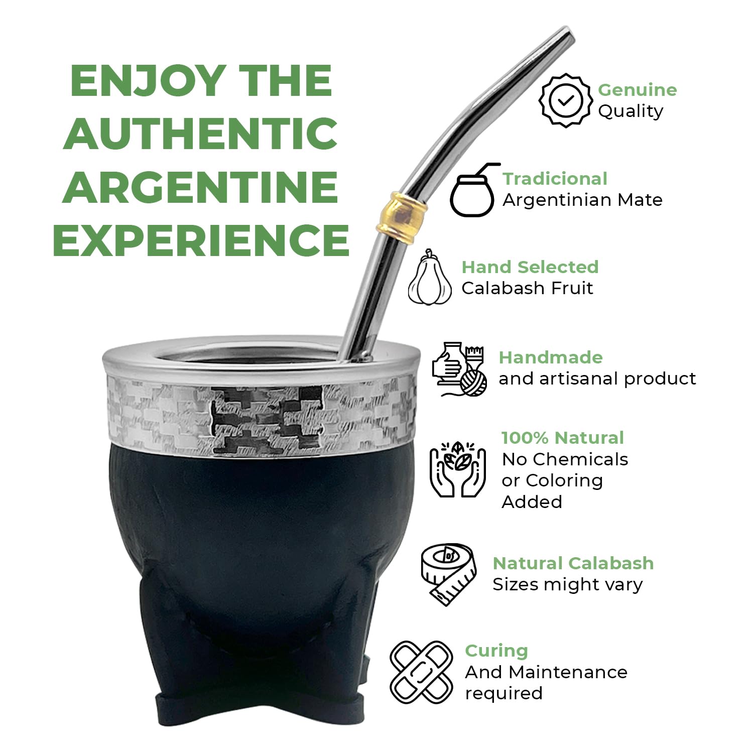 Material orgánico CHE MATE para una experiencia sostenible.