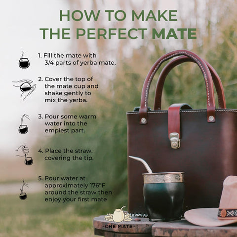 Uso diario de yerba mate con sabor tradicional y ceremonial.