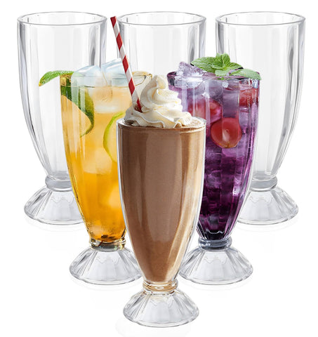 Vaso Cheardia para batidos de 15 onzas, duradero y seguro para interior y exterior.