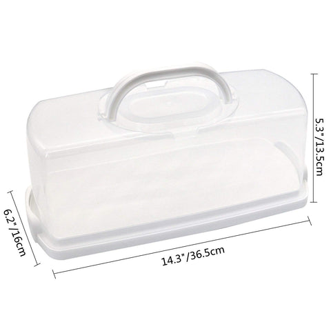 Caja Cheeren de pan rectangular con tapa hermética para conservar la frescura.