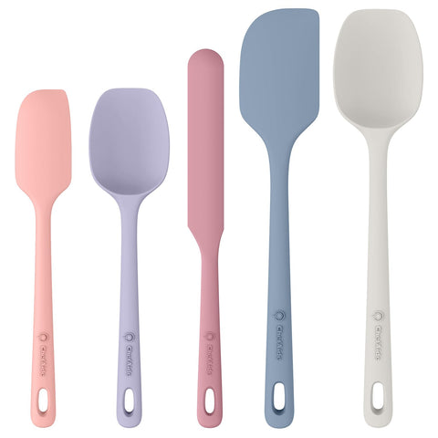 Espátula de silicona ChefAide con mango ergonómico para cocinar sin fatiga