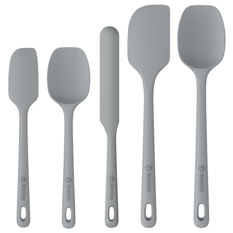 Set de 5 espátulas ChefAide en silicona, aptas para cocina diaria sin rayar utensilios