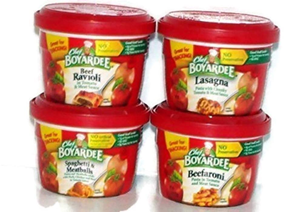 Chef Boyardee tazones microondables para comidas rápidas y sabrosas