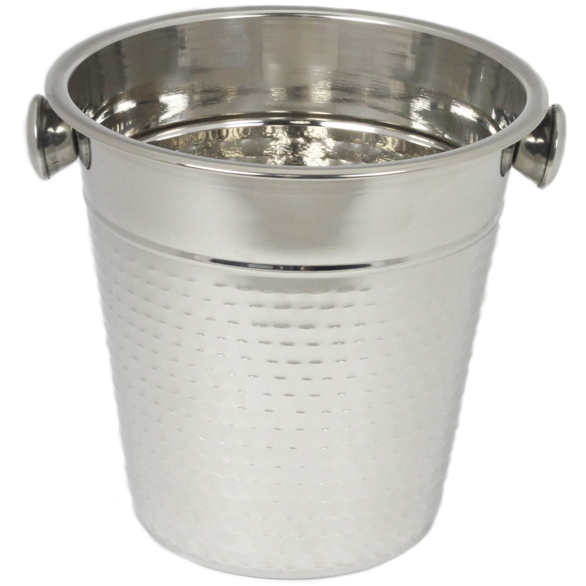 Cubeta Chef Craft champán martillada para eventos con estilo.