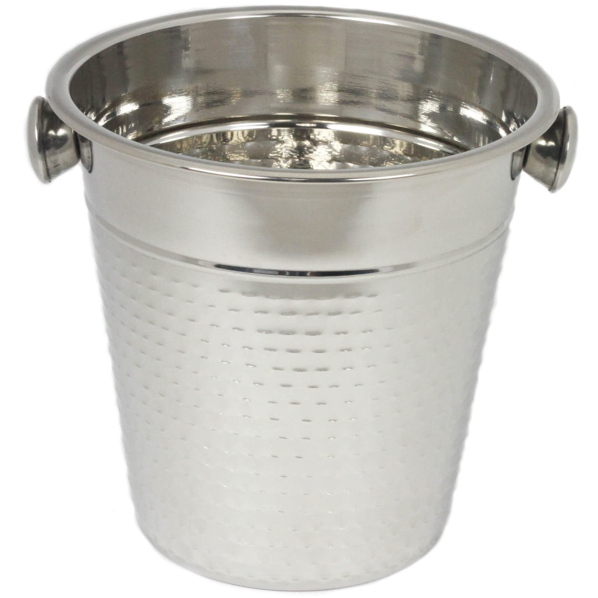 Cubeta Chef Craft champán martillada para eventos con estilo.