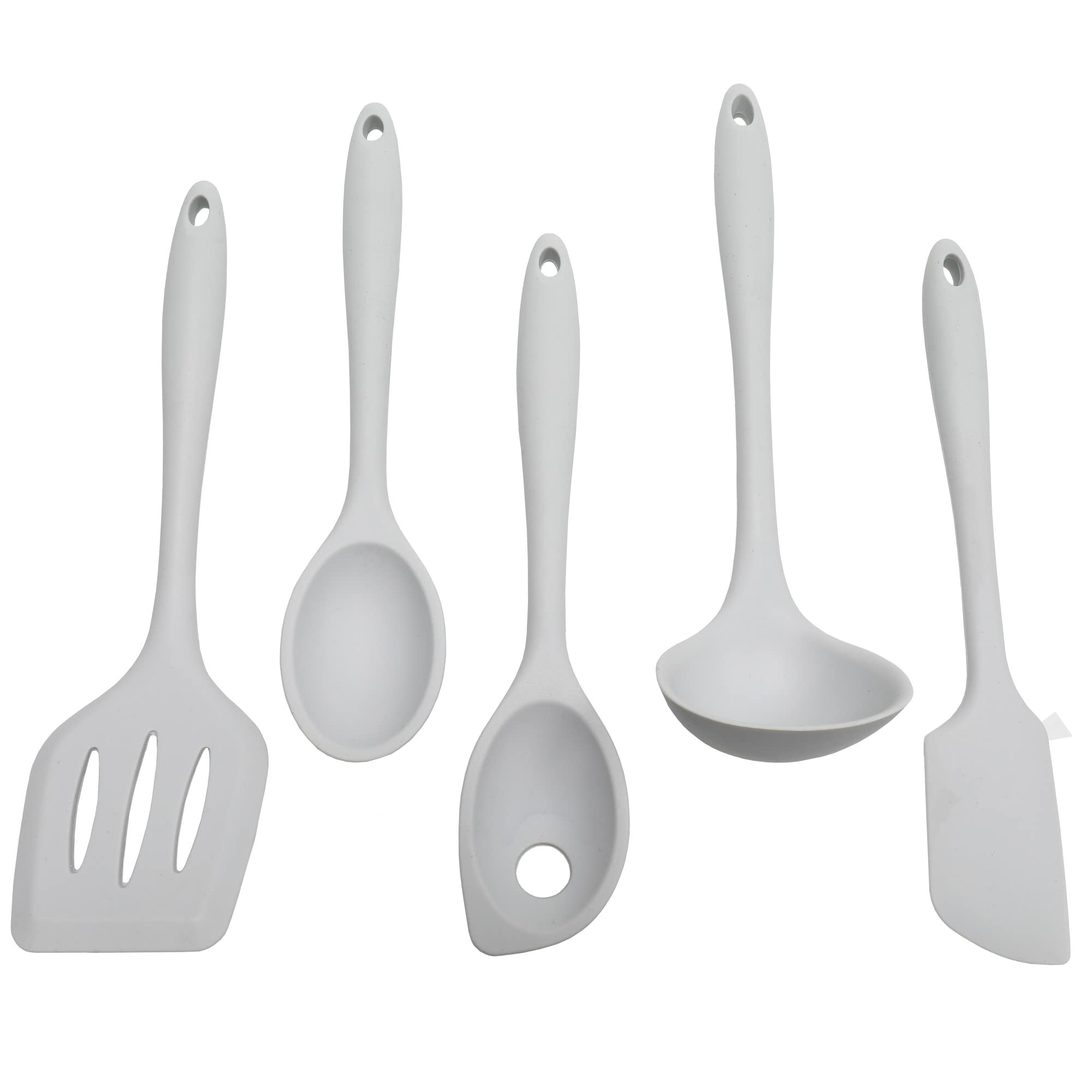 Cucharón de silicona de Chef Craft que no raya recubrimientos antiadherentes.