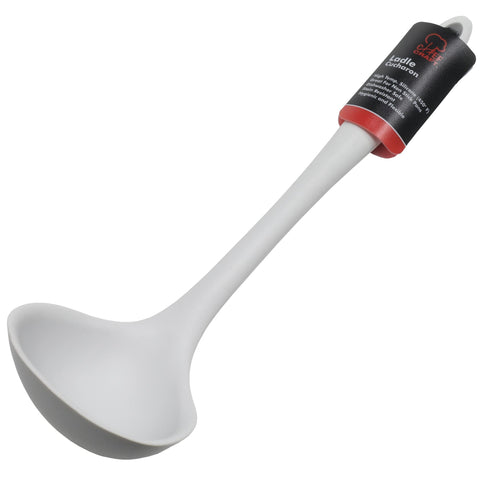 Cucharón con núcleo de acero de Chef Craft para mayor estabilidad al mezclar.