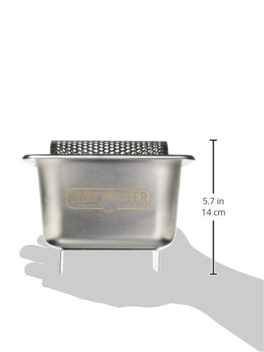 Chef Master acero inoxidable: construcción duradera para uso diario en cocinas.