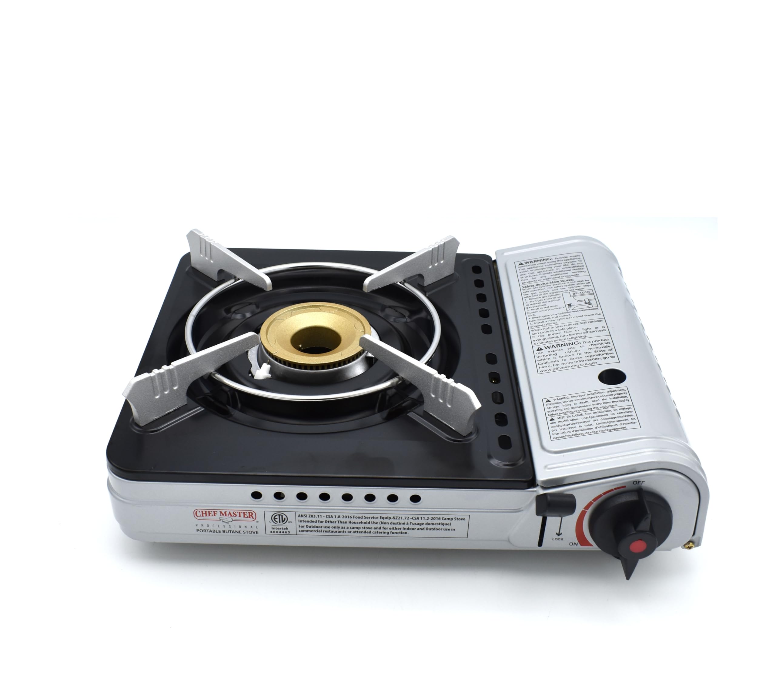 Chef Master estufa portátil 12000 BTU con guarda anti-viento para calor estable
