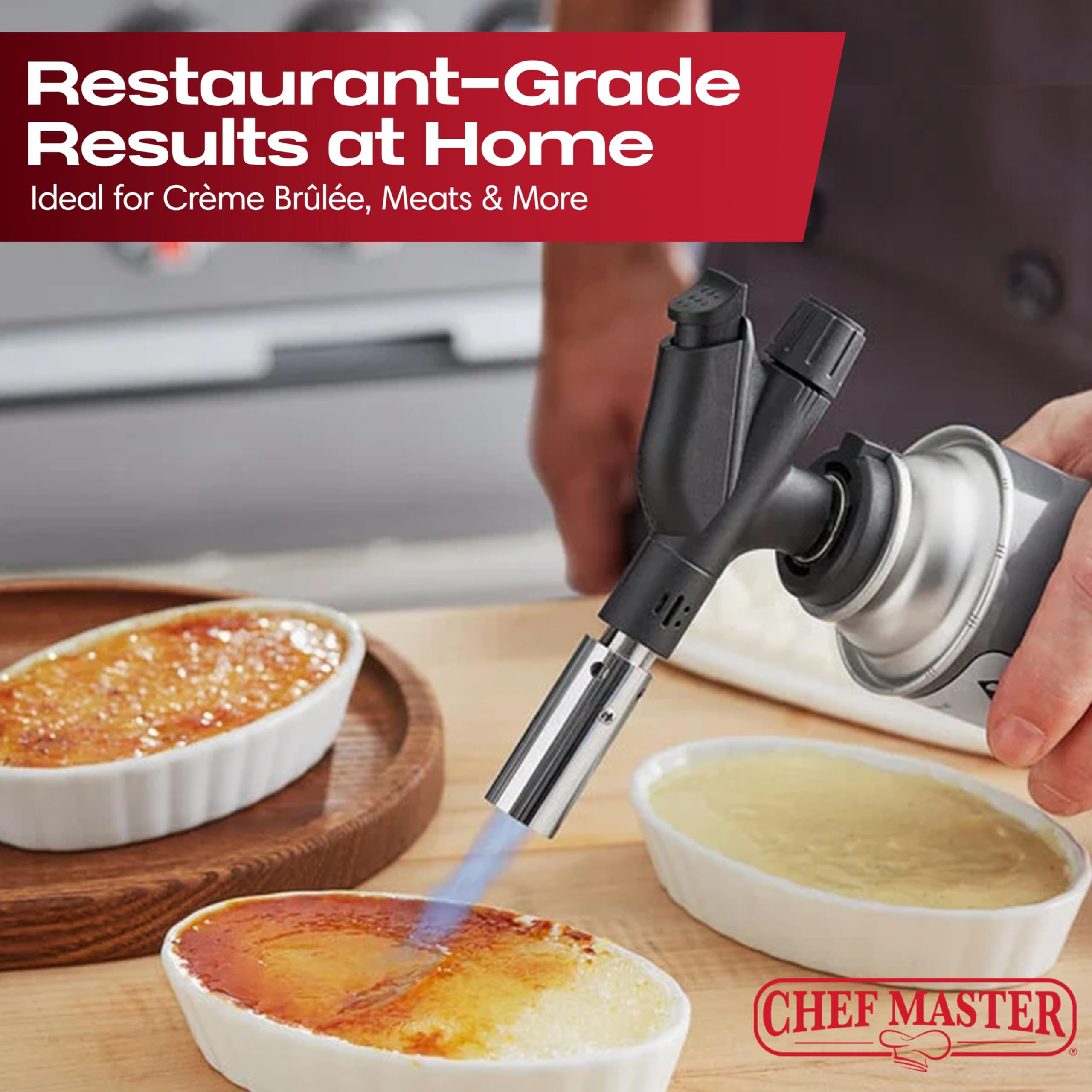 Proyectos de bricolaje en casa usando el soplete Chef Master para calor focalizado.