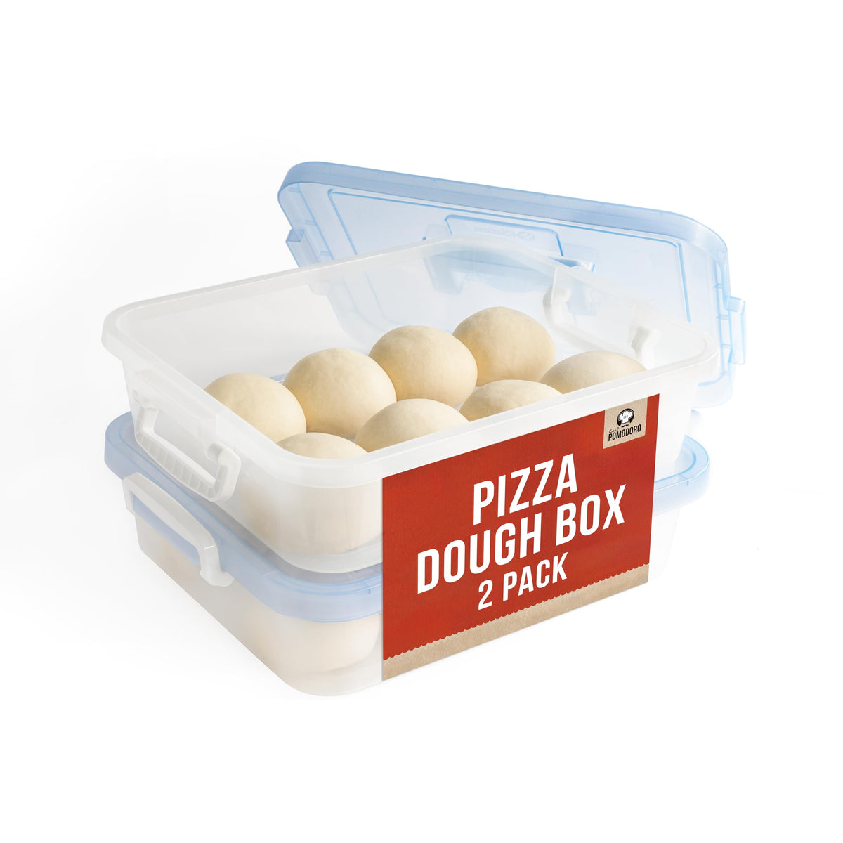 Chef Pomodoro: caja de fermentación con dos bandejas facilita fermentación uniforme de la masa