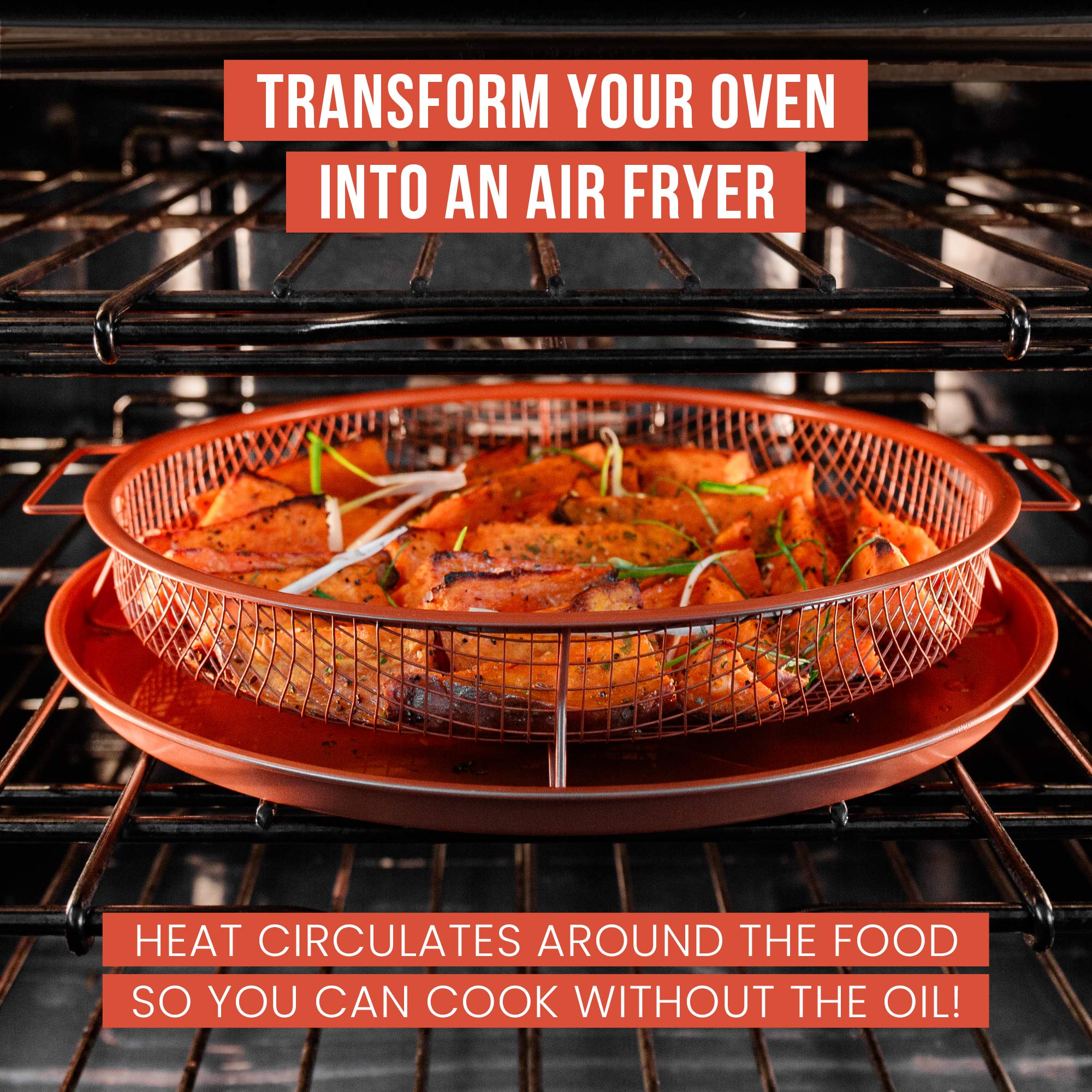 Cocina sin aceite con Chef Pomodoro, opción más saludable para asar y dorar.