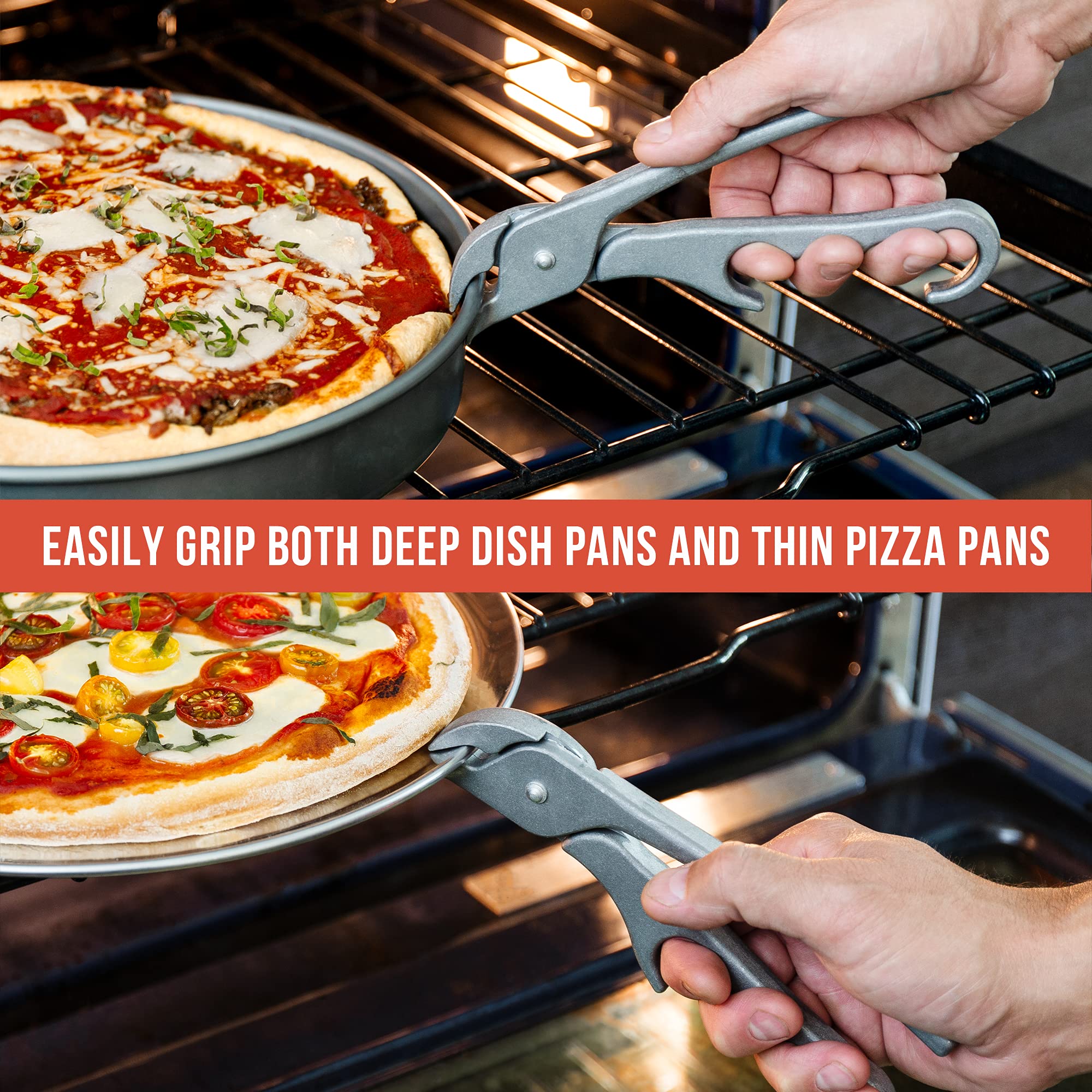 Pinza Chef Pomodoro con mango ergonómico para cocina cómoda.