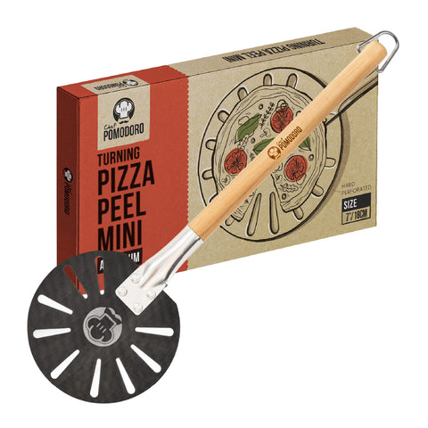Pala Chef Pomodoro de 7 pulgadas perforada para girar masa