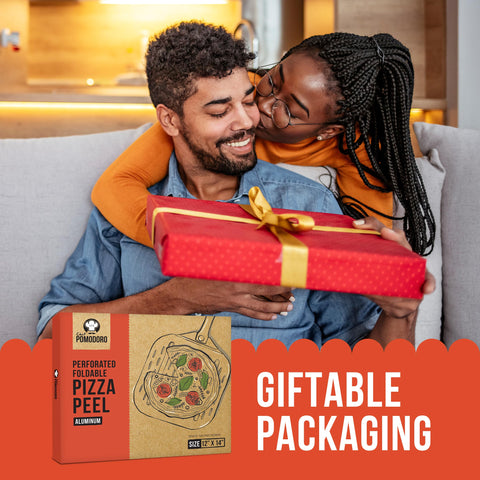 Chef Pomodoro pala para pizza compatible con hornos y parrillas para cocina versátil.