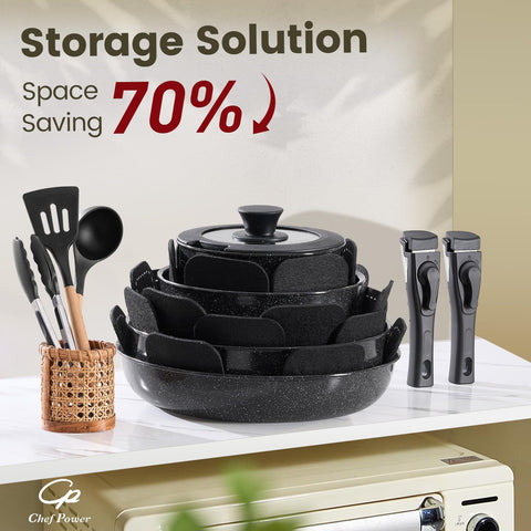Chef Power compatible con inducción para cocinado uniforme en fogones.