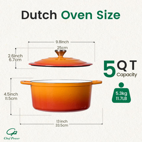 Olla Chef Power 5qt con tapa para sellado y cocción uniforme
