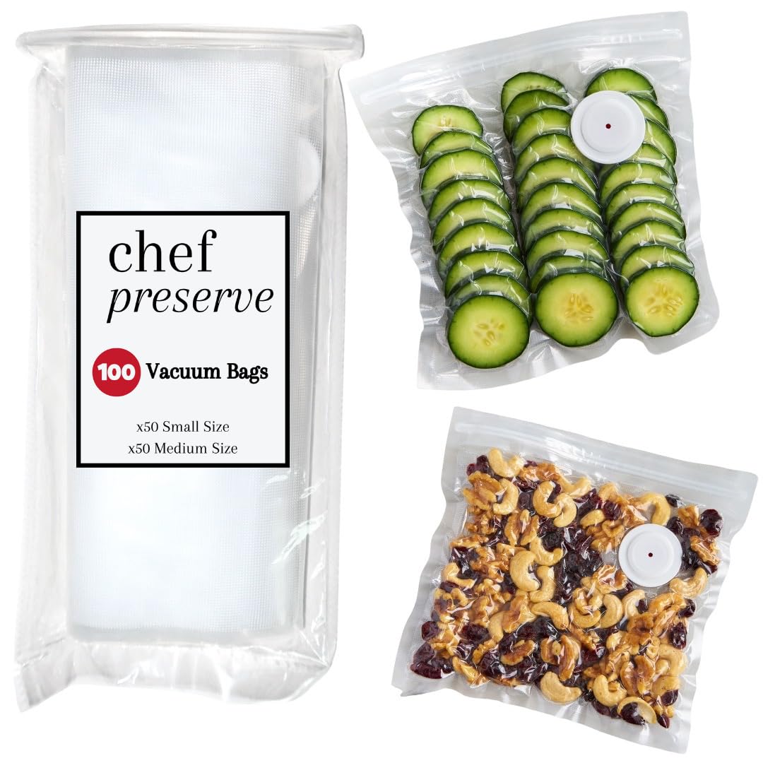 Bolsas Chef Preserve para uso diario mantienen frescura y sabor.