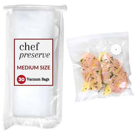 Chef Preserve: bolsa de vacío con cierre doble para sellado hermético y frescura prolongada
