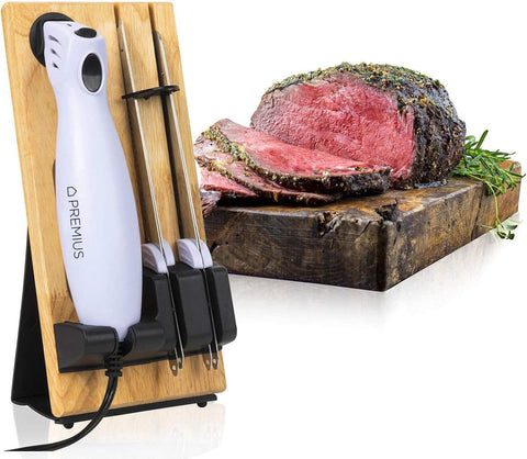 Cuchillo eléctrico serrado Chef PRO para cortes precisos y uniformes