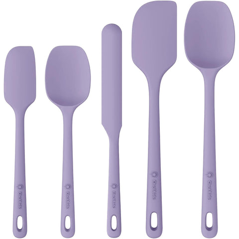 ChefAide conjunto de espátulas de silicona para cocinar sin rayar recubrimientos antiadherentes