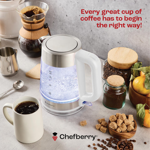 Chefberry diseño de acero y vidrio para cocinas modernas