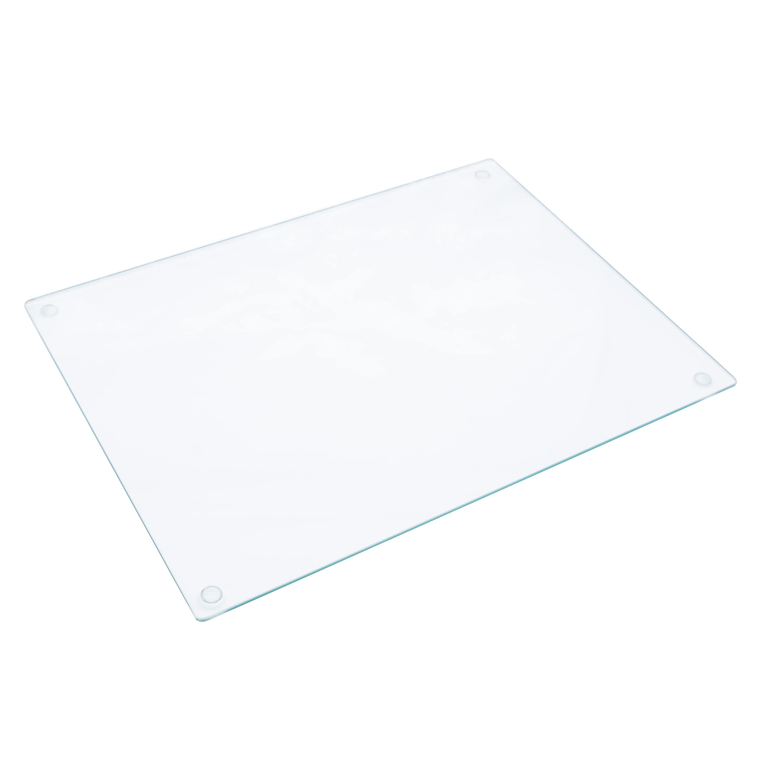 Chefcaptain tabla de cortar vidrio templado 40x30 cm, superficie higiénica y duradera