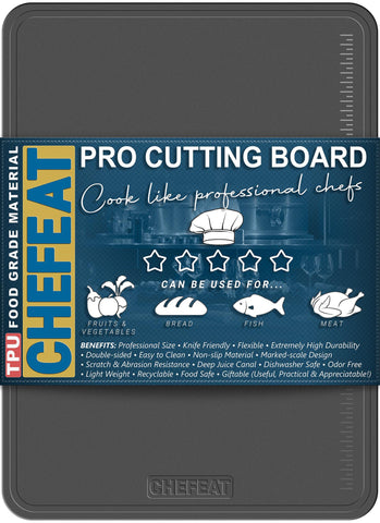 CHEFEAT tabla grande 17,3x12,6 pulgadas para cocina espaciosa