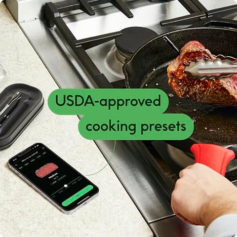 Sondas resisten altas temperaturas para uso en asadores y hornos.