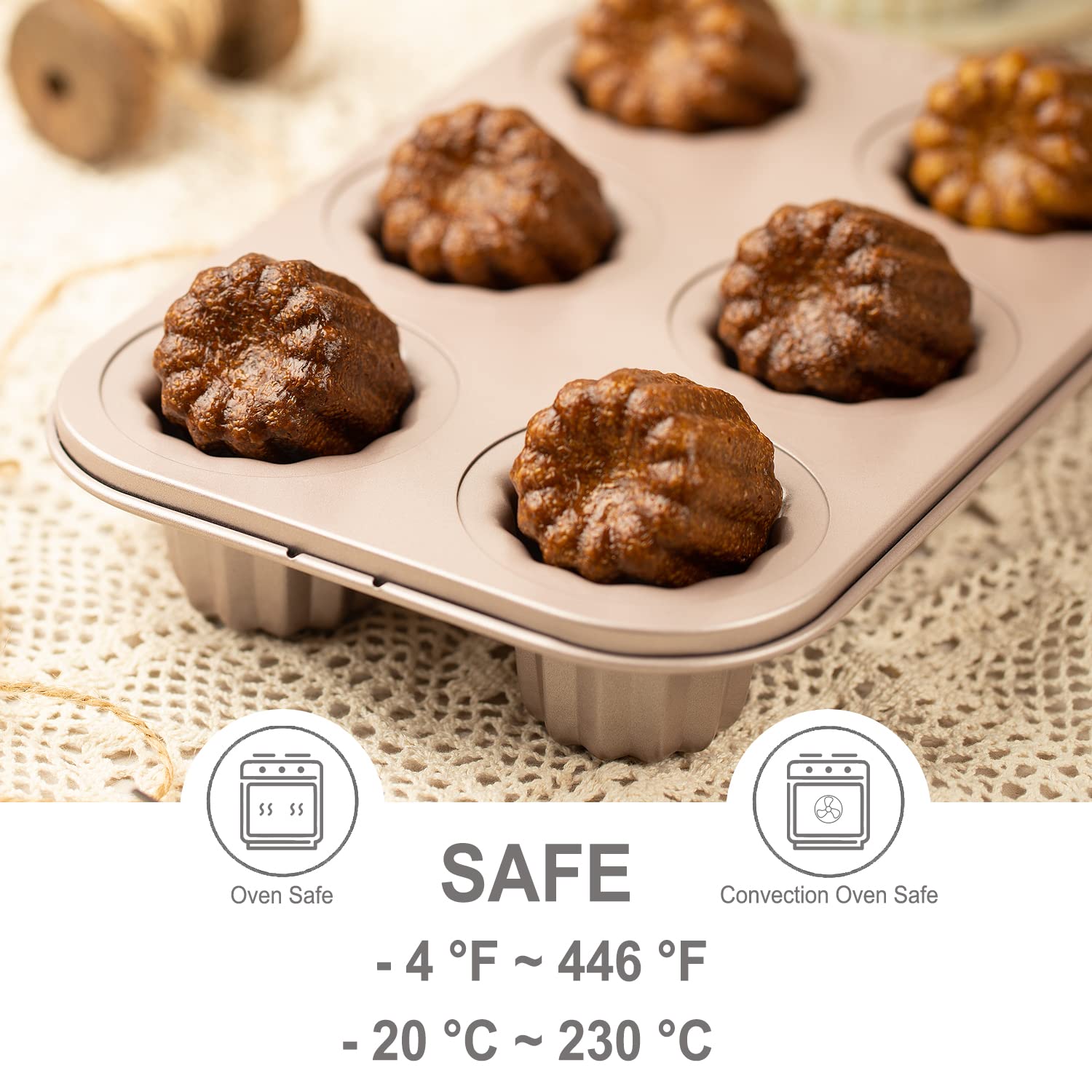 CHEFMADE apto para horno y uso diario con menor consumo energético.