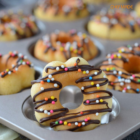 CHEFMADE donas desmolde fácil con borde reforzado