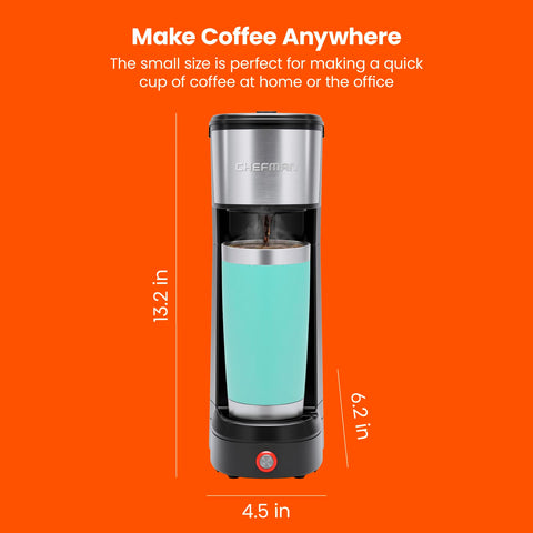 Accesorio de filtro reutilizable de Chefman InstaCoffee para uso prolongado