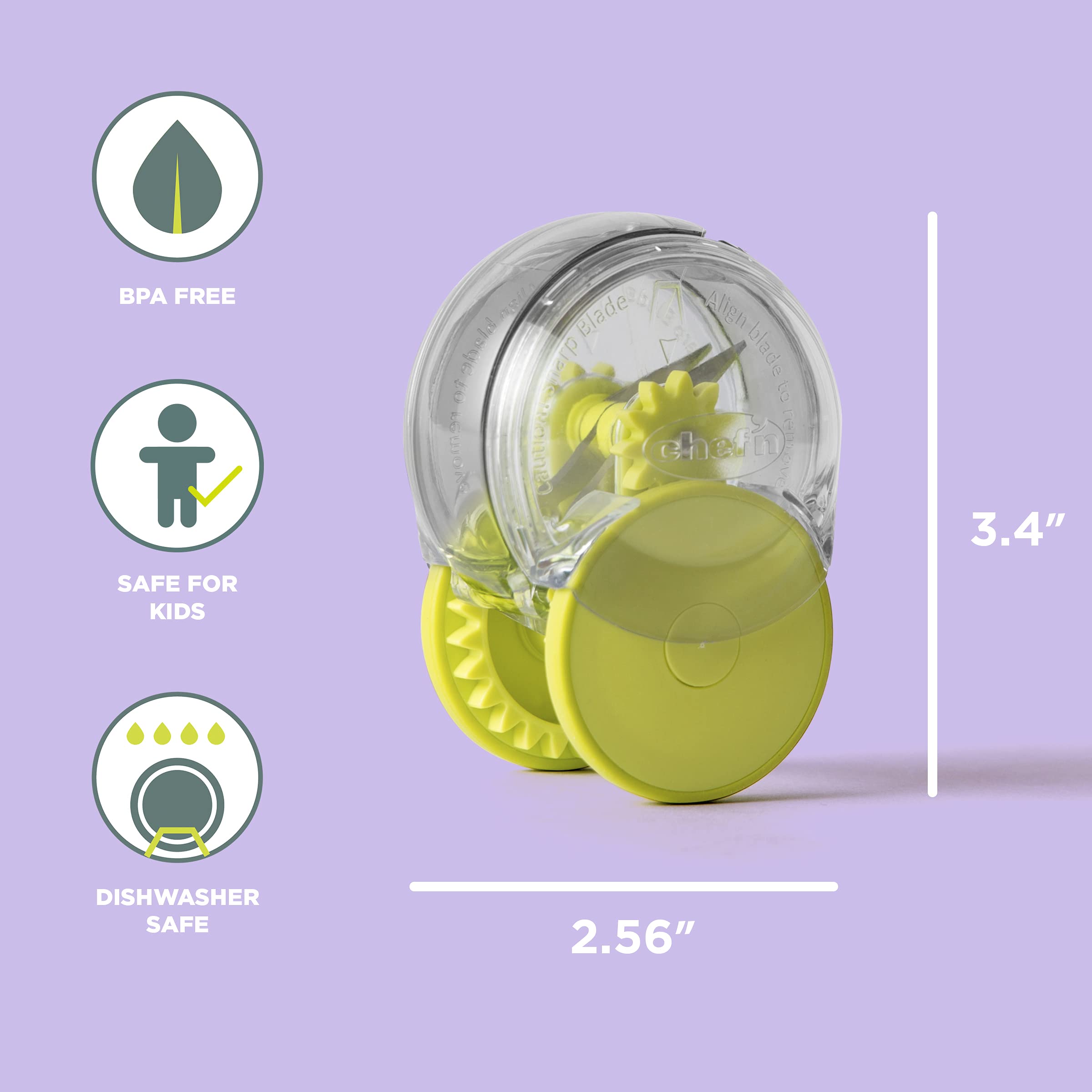 Diseño compacto de Chef'n GarlicZoom para cocinas pequeñas