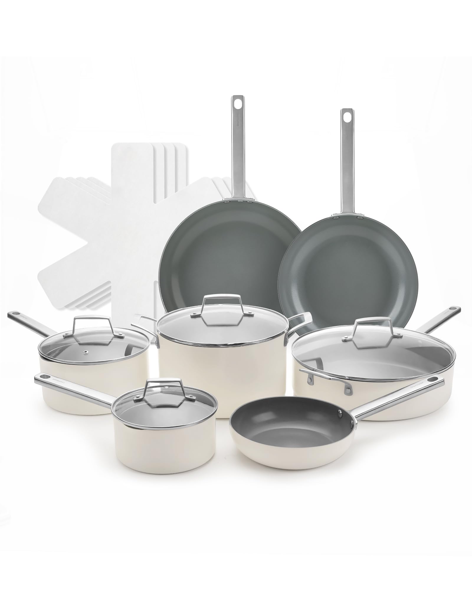 ChefRobot: juego de ollas cerámicas antiadherentes para cocinar con menos aceite.