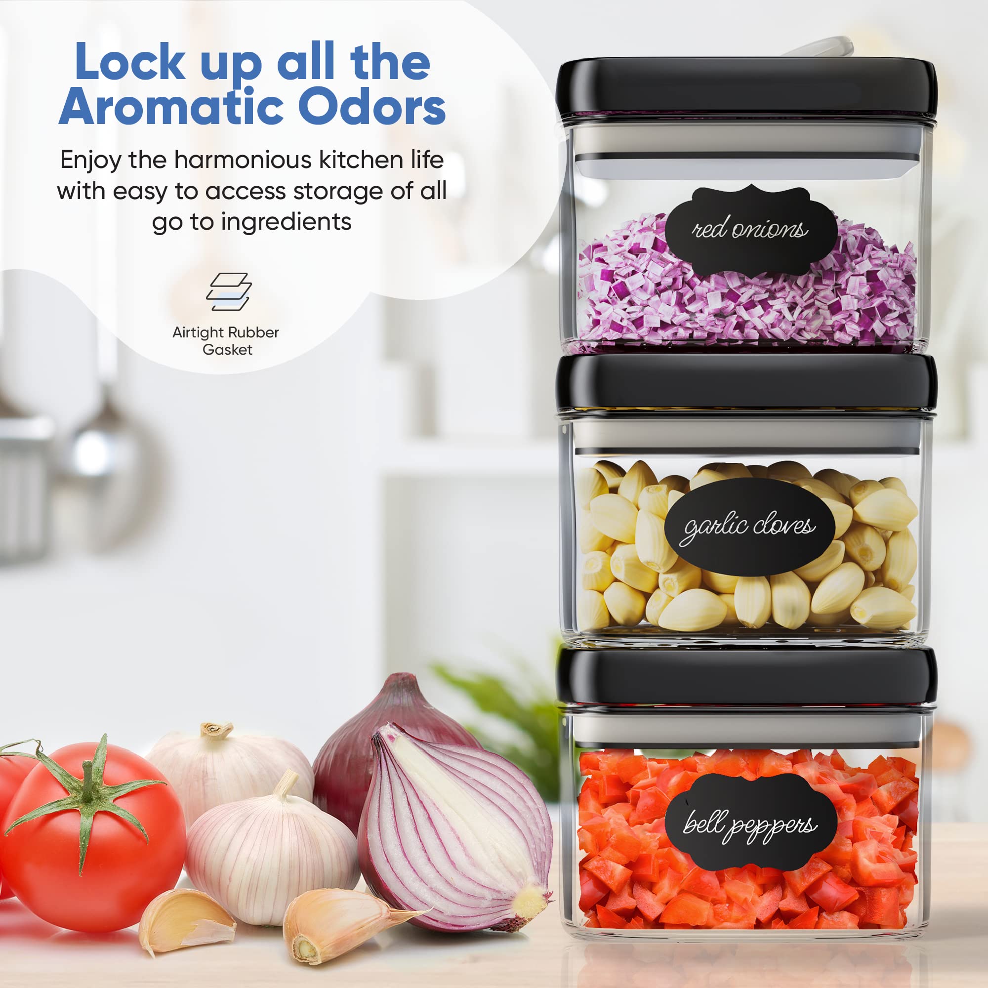 Chef's Path contenedores aptos para líquidos: guarda salsas sin derrames.