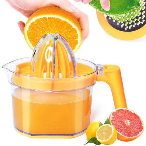 ChefVille exprimidor cítrico 4 en 1 para jugos frescos y fáciles