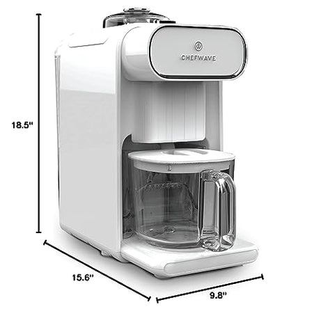 ChefWave Milkmade jarra de vidrio fácil de limpiar.