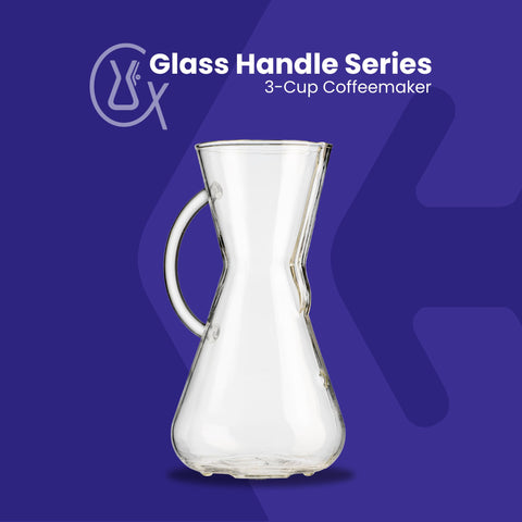 Chemex diseño pour-over clásico, control de vertido para sabor equilibrado