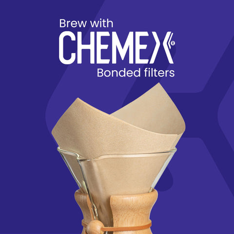 Chemex con filtro FP-1 para filtrado limpio y aromático