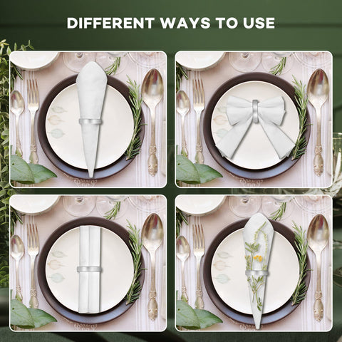 CHENGU anillos para servilleta 20 unidades, enfoque: set completo para diversas ocasiones