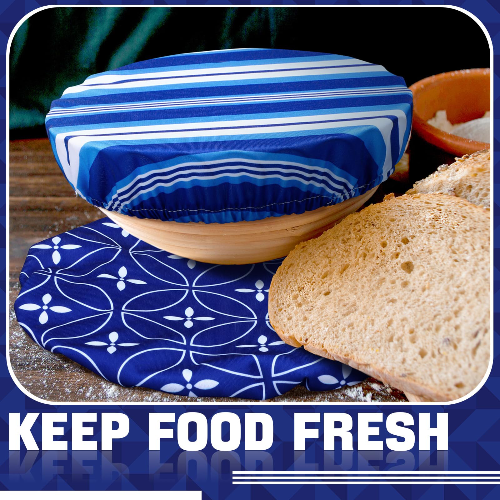 CHENGU cubiertas elásticas en 5 tallas, fácil almacenamiento