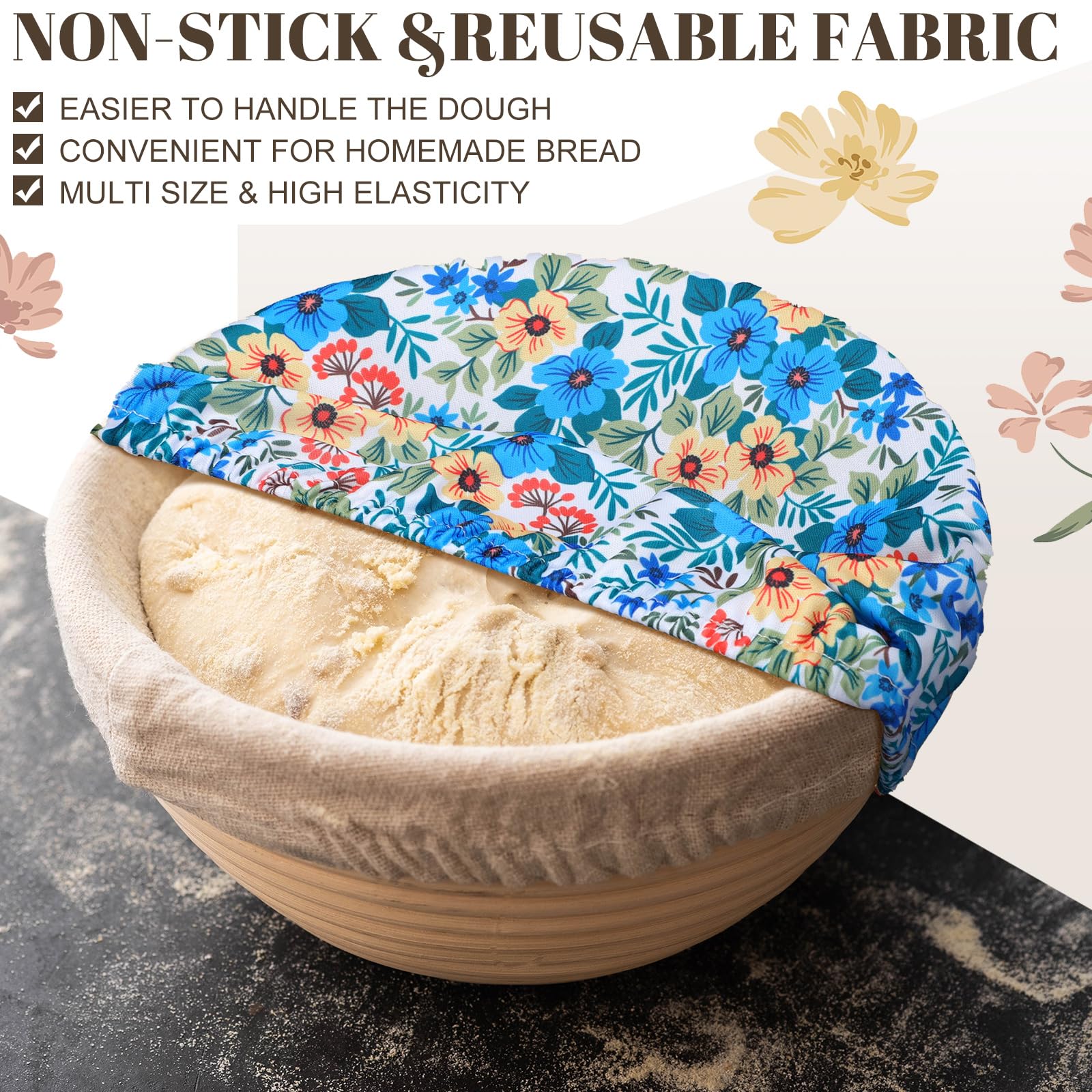 Conjunto CHENGU con patrones variados para más estilo en la cocina.