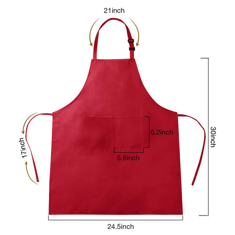 Delantal CHENGU con cuello ajustable para un ajuste cómodo durante largas horas.